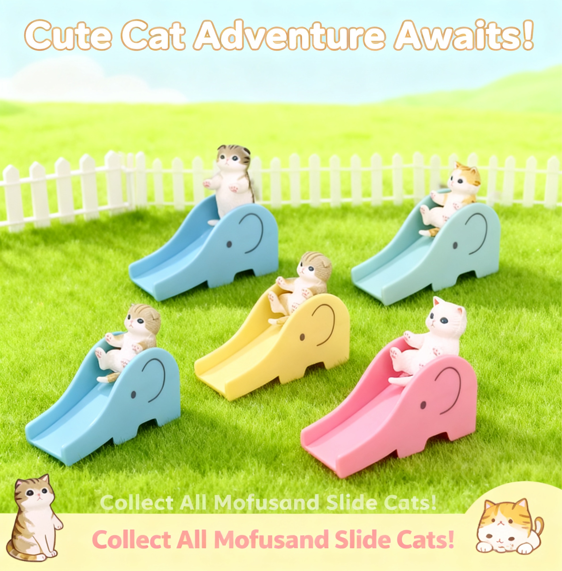Mofusand Shark Cat Slide Blind - Mystery Box Blind Bag avaliação e preço