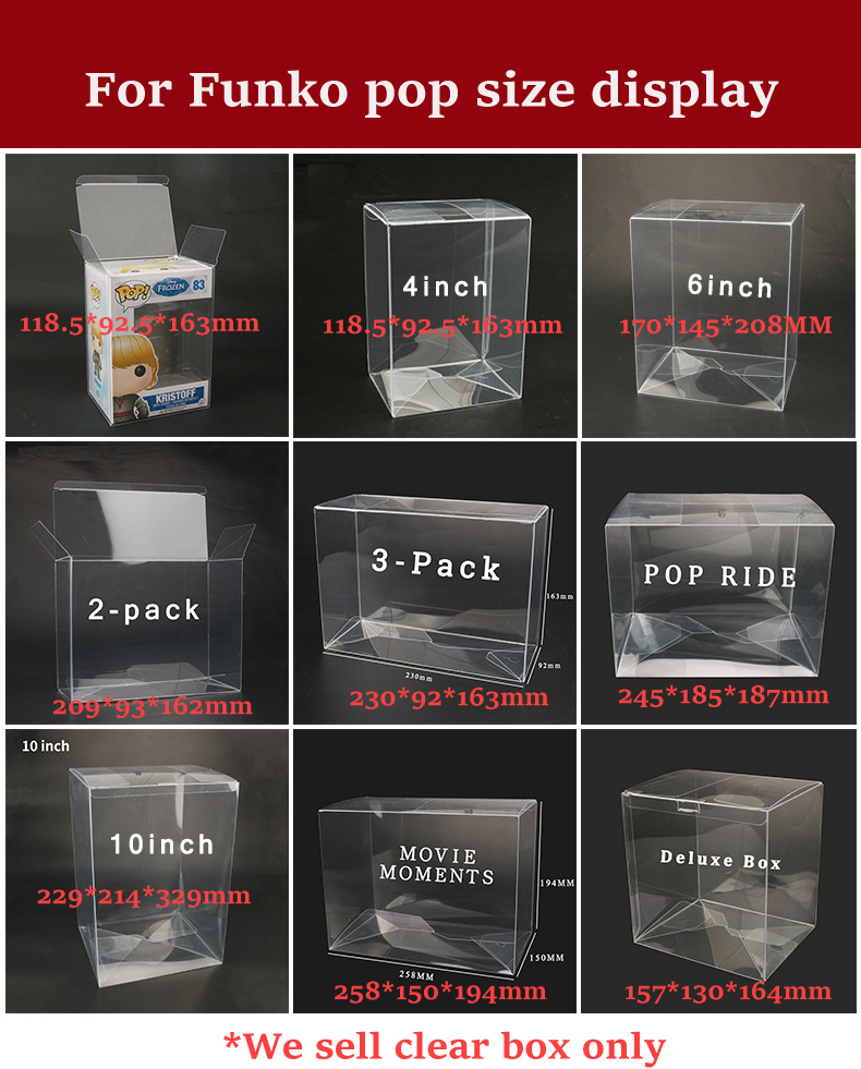 Transparent Clear box for Movi - Funko Pop Protector avaliação e preço