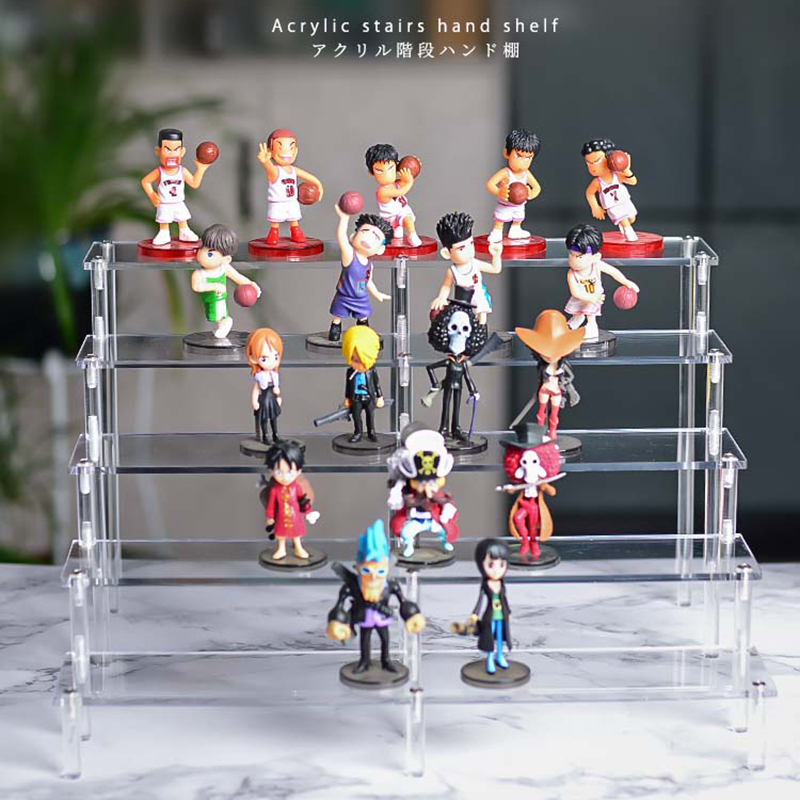 Clear 1-6 Tier Acrylic Display - Pop Display Shelf avaliação e preço