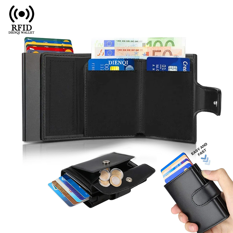 Metal Business Card Case Rfid  - Card Top Loader avaliação e preço
