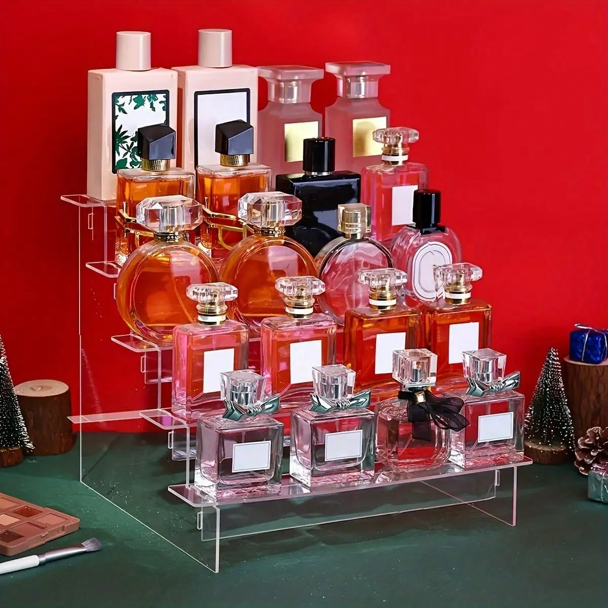 Acrylic Display Risers Perfume - Display Risers Set avaliação e preço