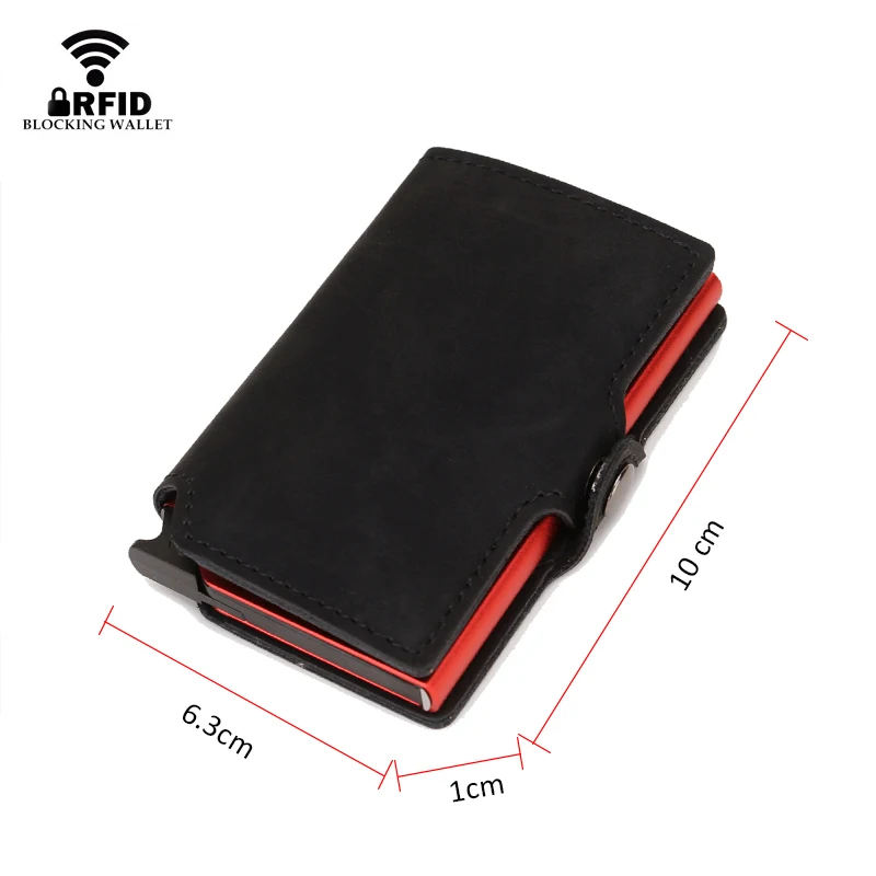 Slim Business Card Holder Men  - Card Top Loader avaliação e preço