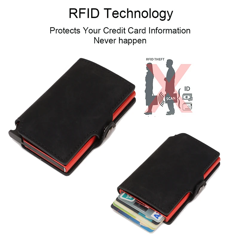 Slim Business Card Holder Men  - Card Top Loader avaliação e preço