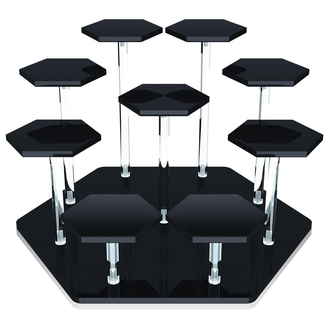 8/9 Tier Acrylic Display Stand - Pop Display Shelf avaliação e preço