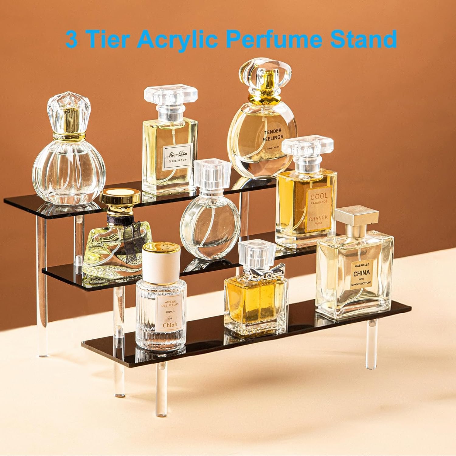 3 Tier Perfume Organizer Stand - Pop Display Shelf avaliação e preço