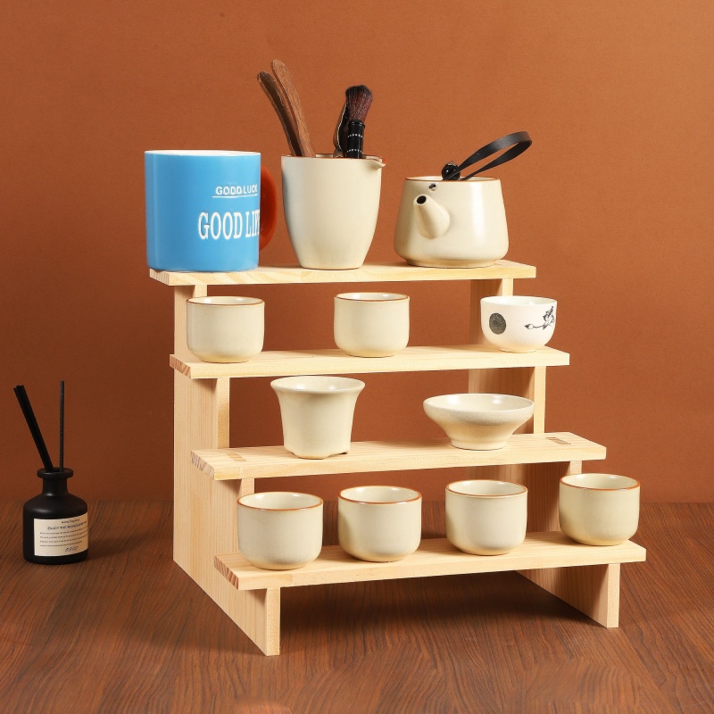 Wood Display Riser Wood Displa - Display Risers Set avaliação e preço