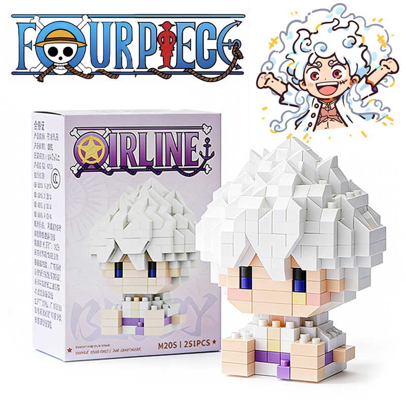 One Piece Anime Sun God Nika L - Building Block Mini avaliação e preço