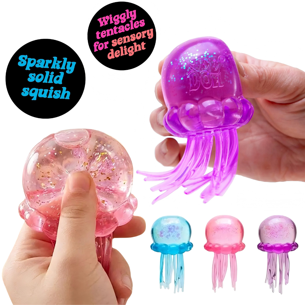 Trending Jellyfish Cube Squish - Fidget Cube Original avaliação e preço