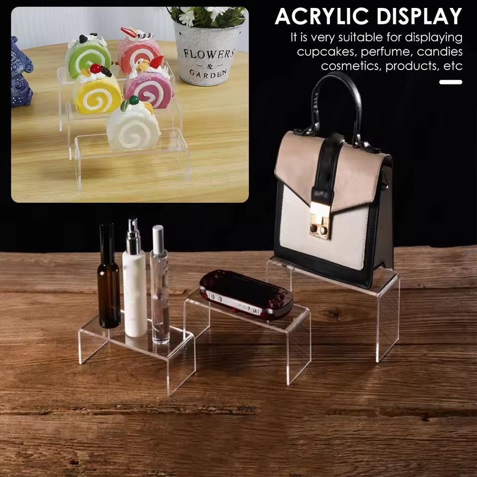 3/6/9/12Pc Clear Acrylic Displ - Display Risers Set avaliação e preço