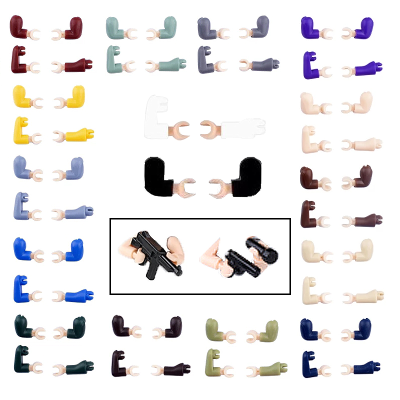 WW2 Military Figures Arms Hand - Lego Minifigure Holder avaliação e preço