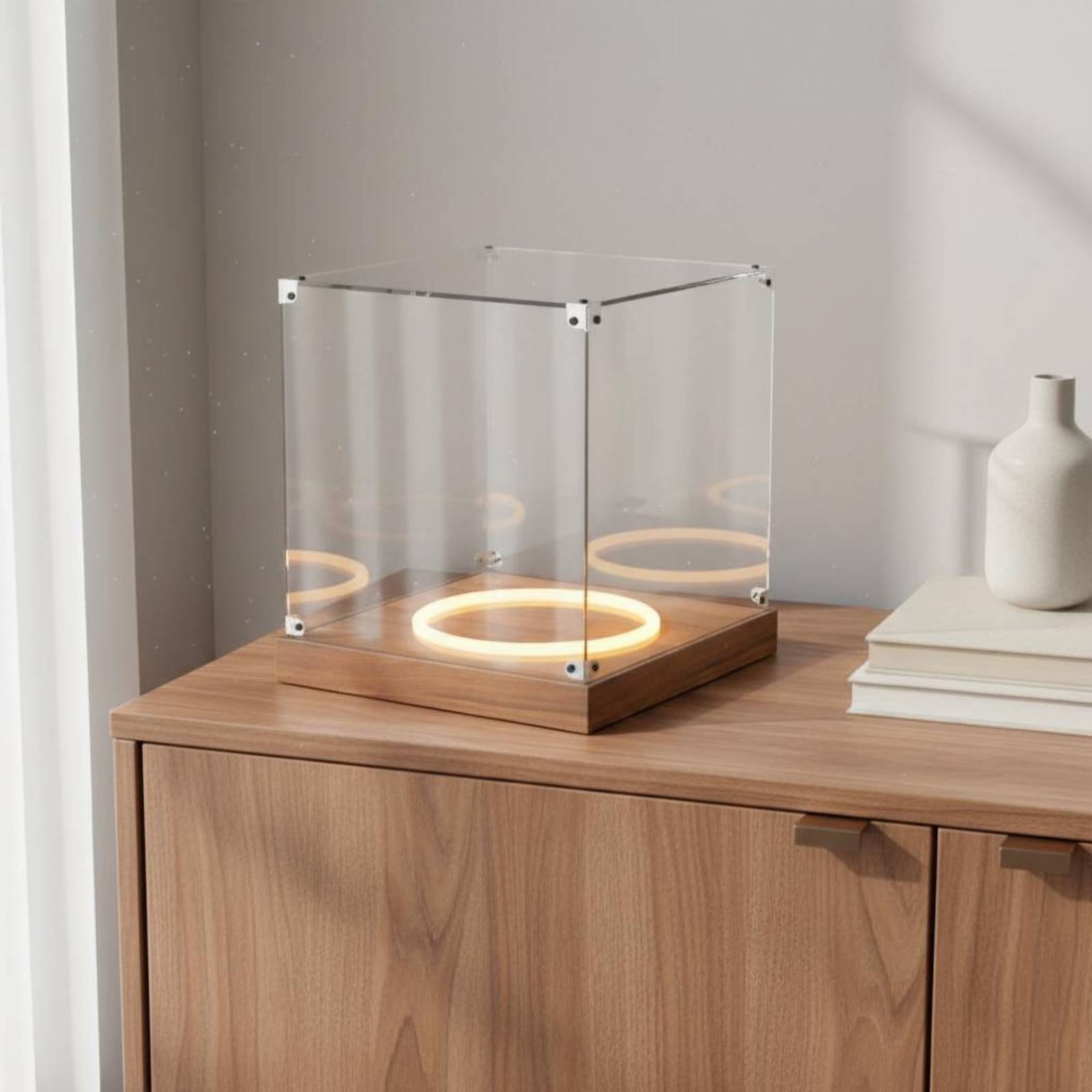 Acrylic Roundball Display Case - Display Case Acrylic avaliação e preço