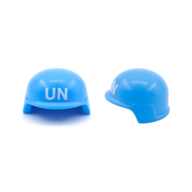 UN peacekeeping Forc Beret Bul - Lego Minifigure Holder avaliação e preço