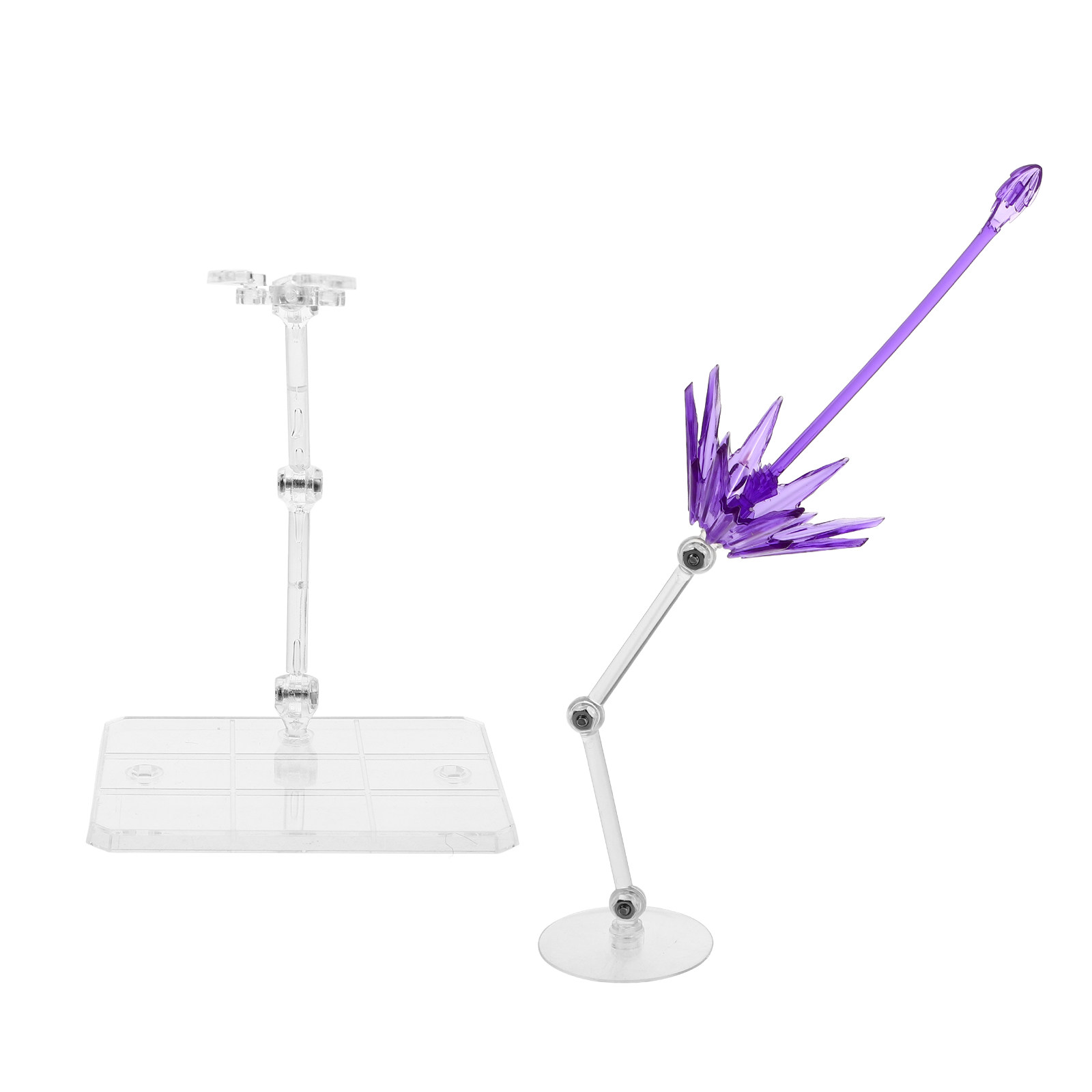 2Pcs Effect Parts Clear Plasti - Action Figure Stand avaliação e preço