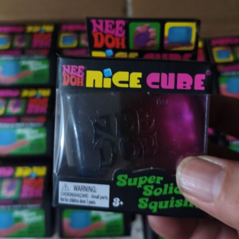 Hot Schylling NeeDoh Nice Cube - Fidget Cube Original avaliação e preço