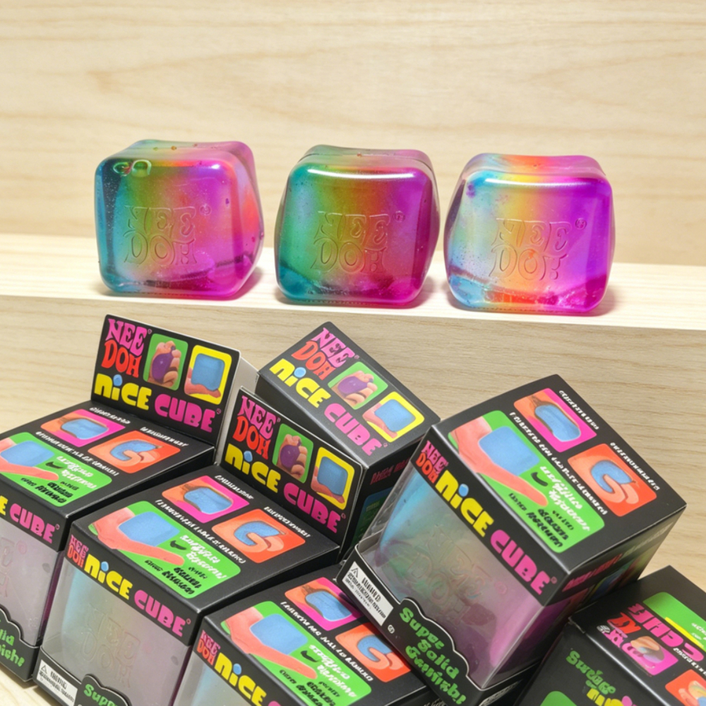 Hot Schylling NeeDoh Nice Cube - Fidget Cube Original avaliação e preço
