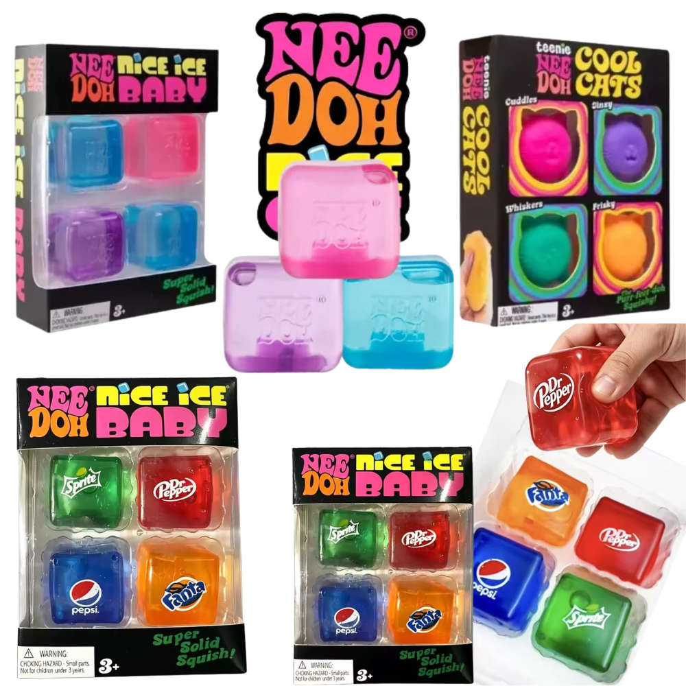 Schylling NeeDoh Nice Cube Sen - Fidget Cube Original avaliação e preço