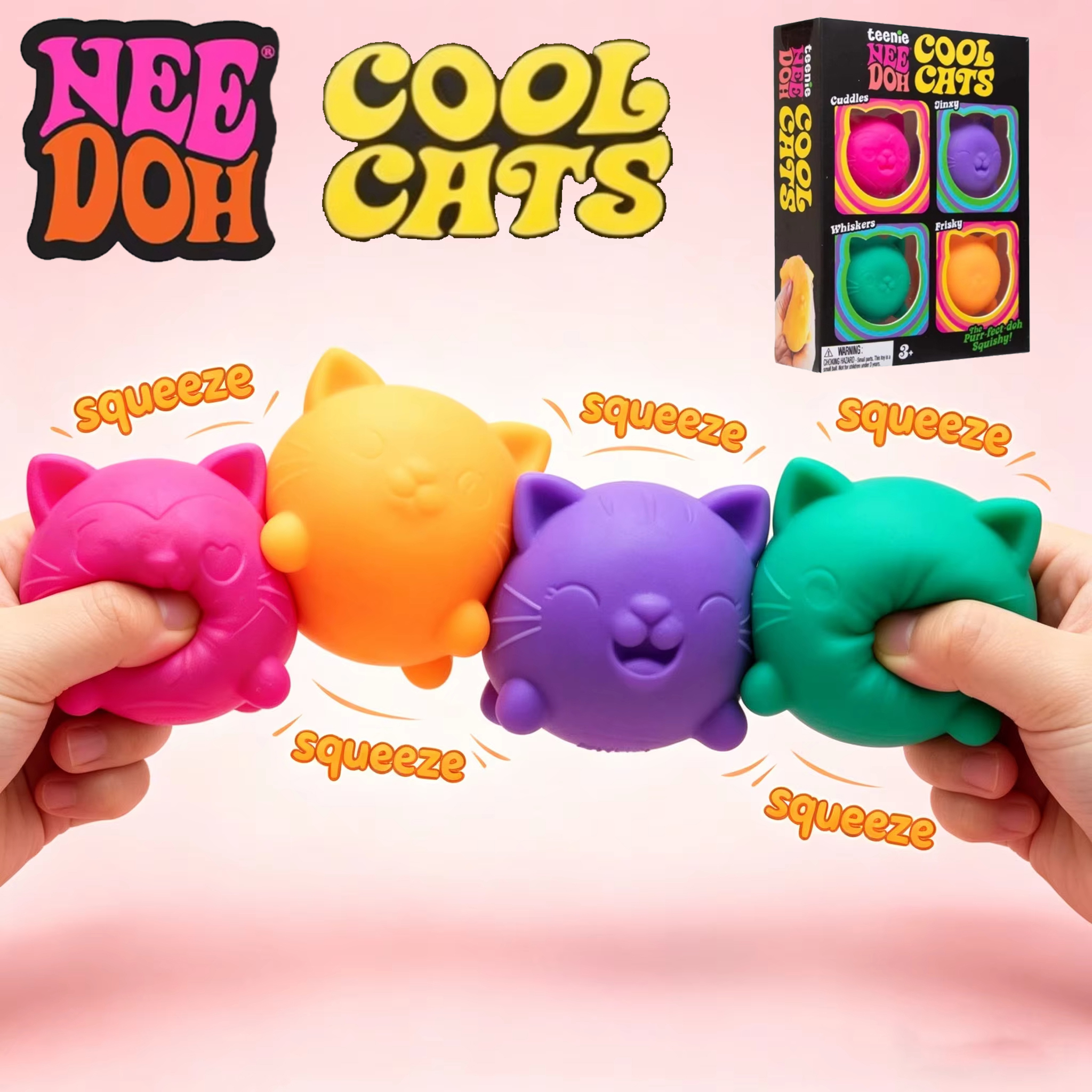 Schylling NeeDoh Nice Cube Sen - Fidget Cube Original avaliação e preço
