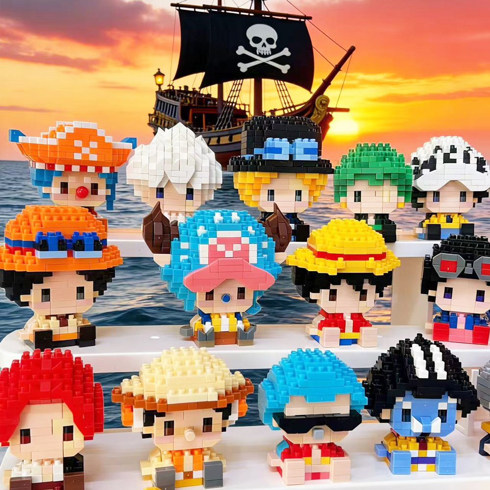 ONE PIECE Sun God Nika Luffy M - Building Block Mini avaliação e preço