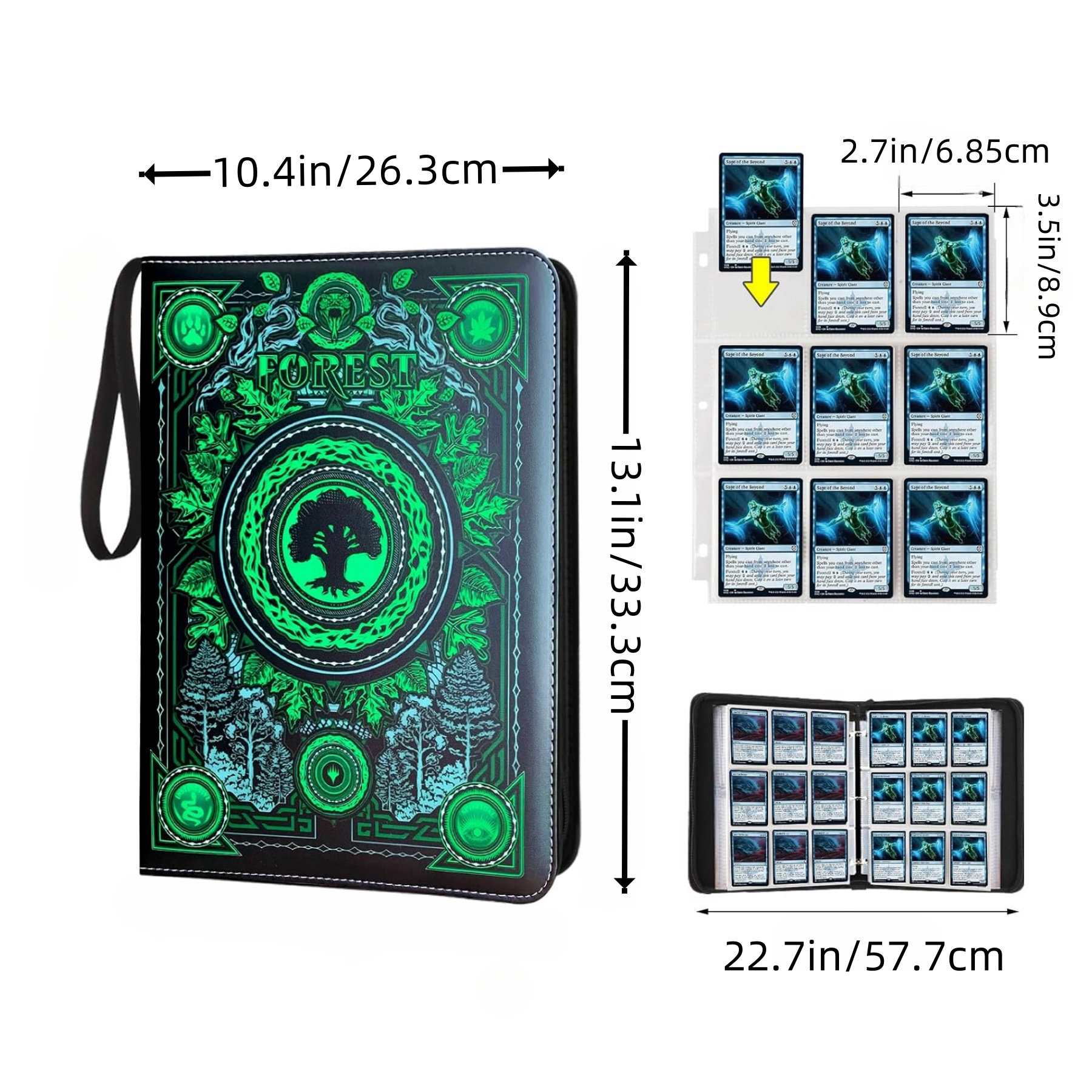 9 Pocket Card Binder with Slee - Card Penny Sleeve avaliação e preço