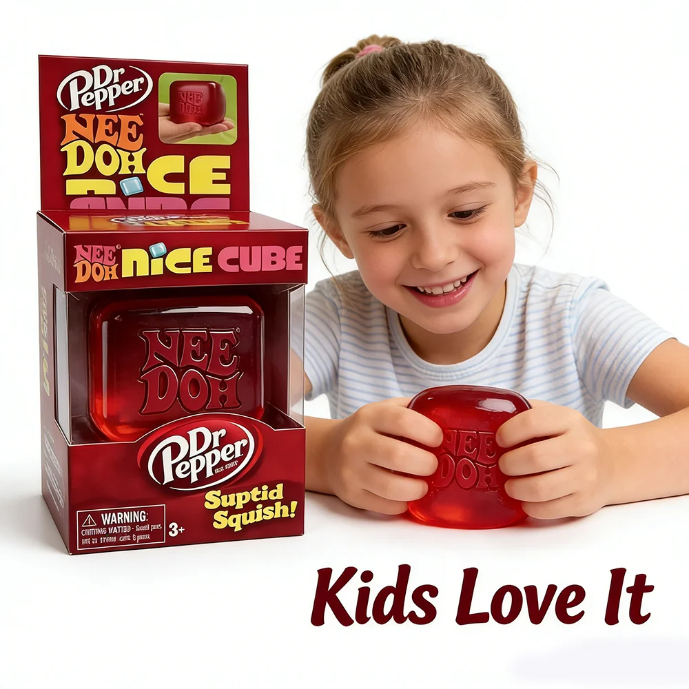 =* Dr Pepper x NeeDoh Nice Cub - Fidget Cube Original avaliação e preço