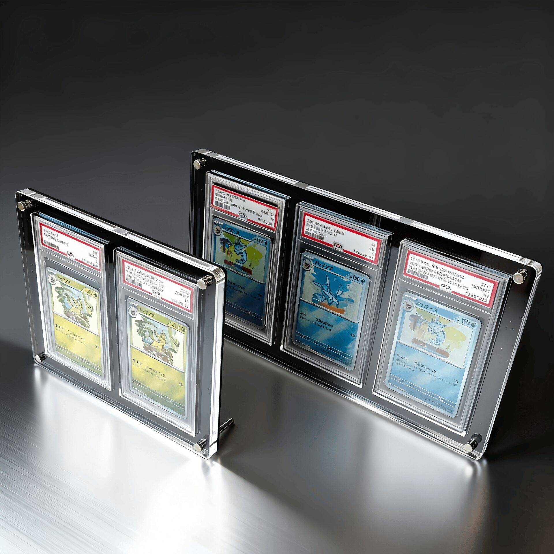 1-Slot Graded Card Stand Black - Graded Card Display avaliação e preço