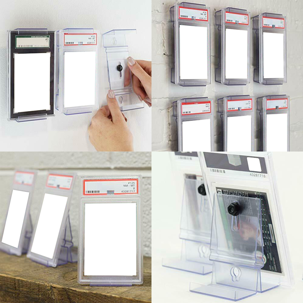 Wall Mount Tabletop Trading Ca - Graded Card Display avaliação e preço