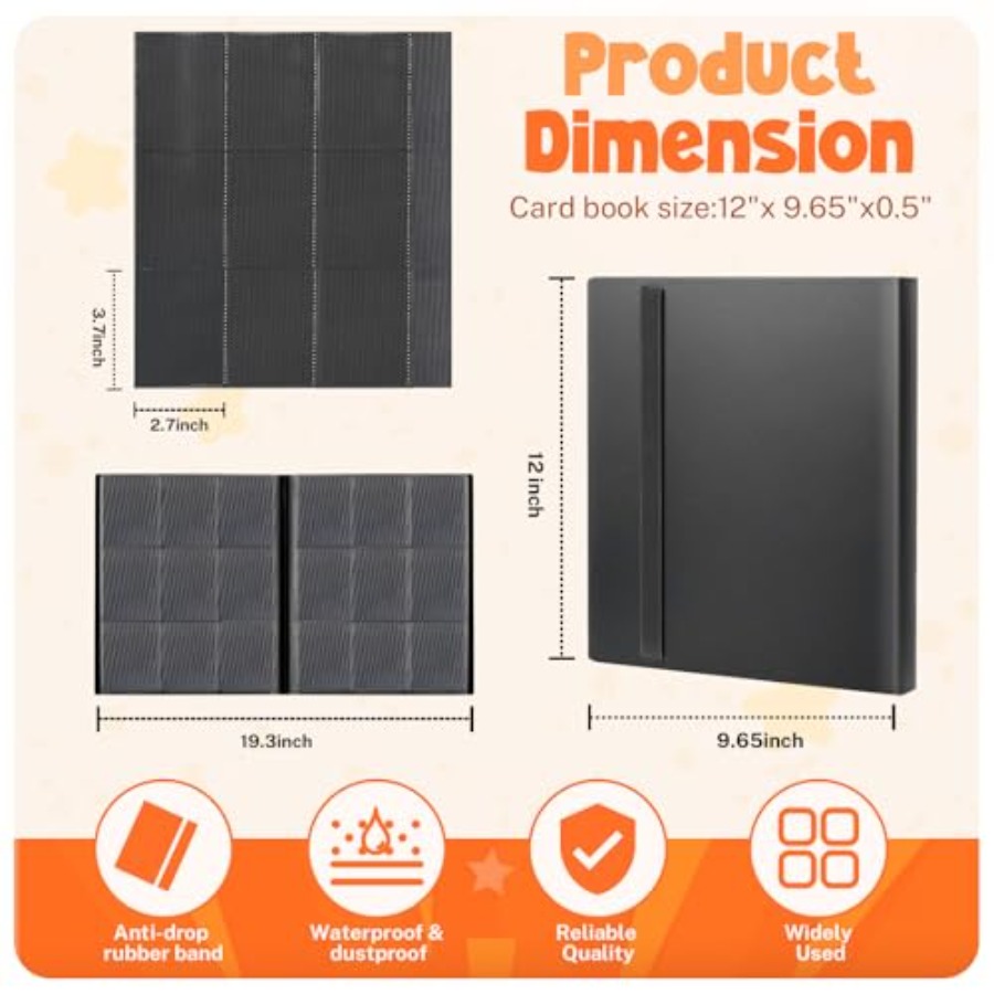 Card Binder, 9 Pocket Trading  - Trading Card Binder avaliação e preço