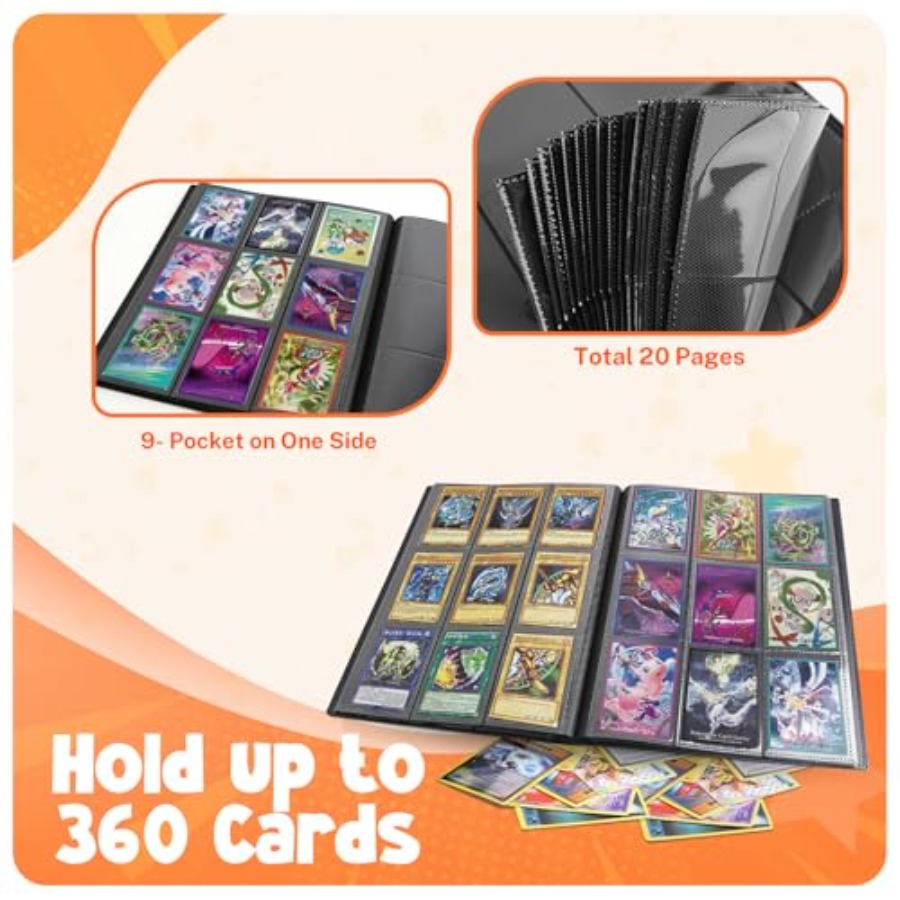 Card Binder, 9 Pocket Trading  - Trading Card Binder avaliação e preço