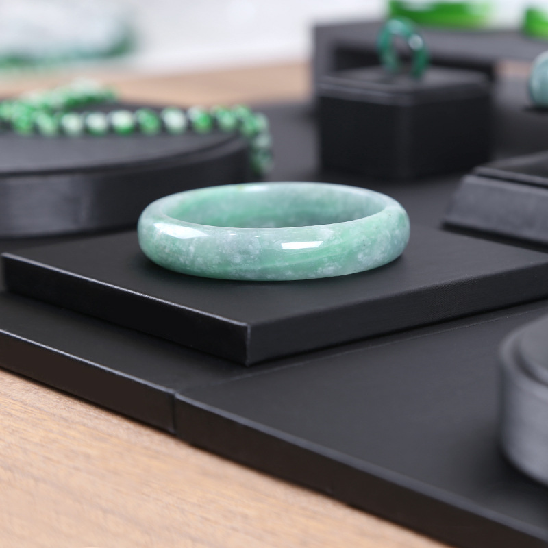 Black PU Leather Jewelry Displ - Display Risers Set avaliação e preço