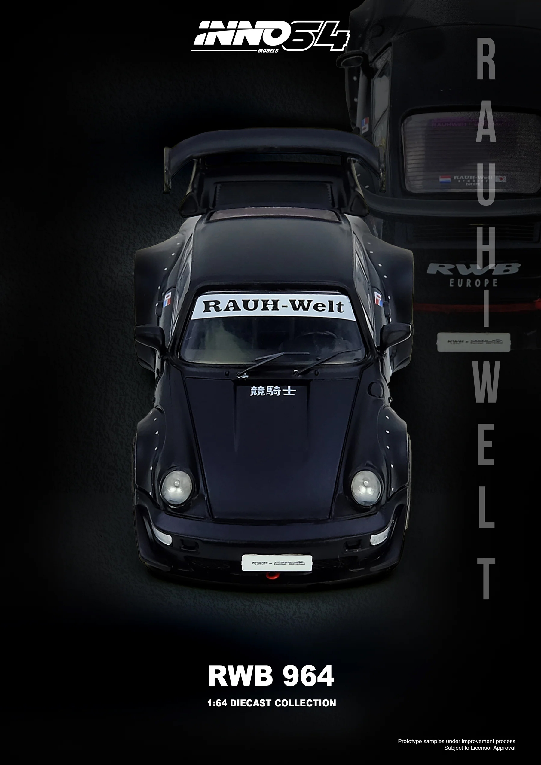 INNO64 1:64 Porsche 911 RWB 96 - Die Cast Car 1 64 avaliação e preço