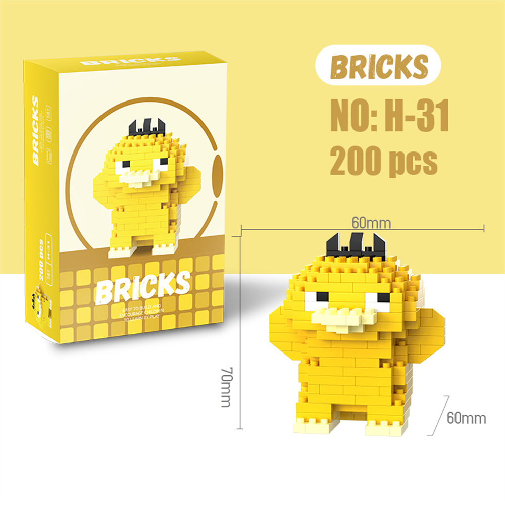 Pokemon Micro Building Blocks  - Building Block Mini avaliação e preço