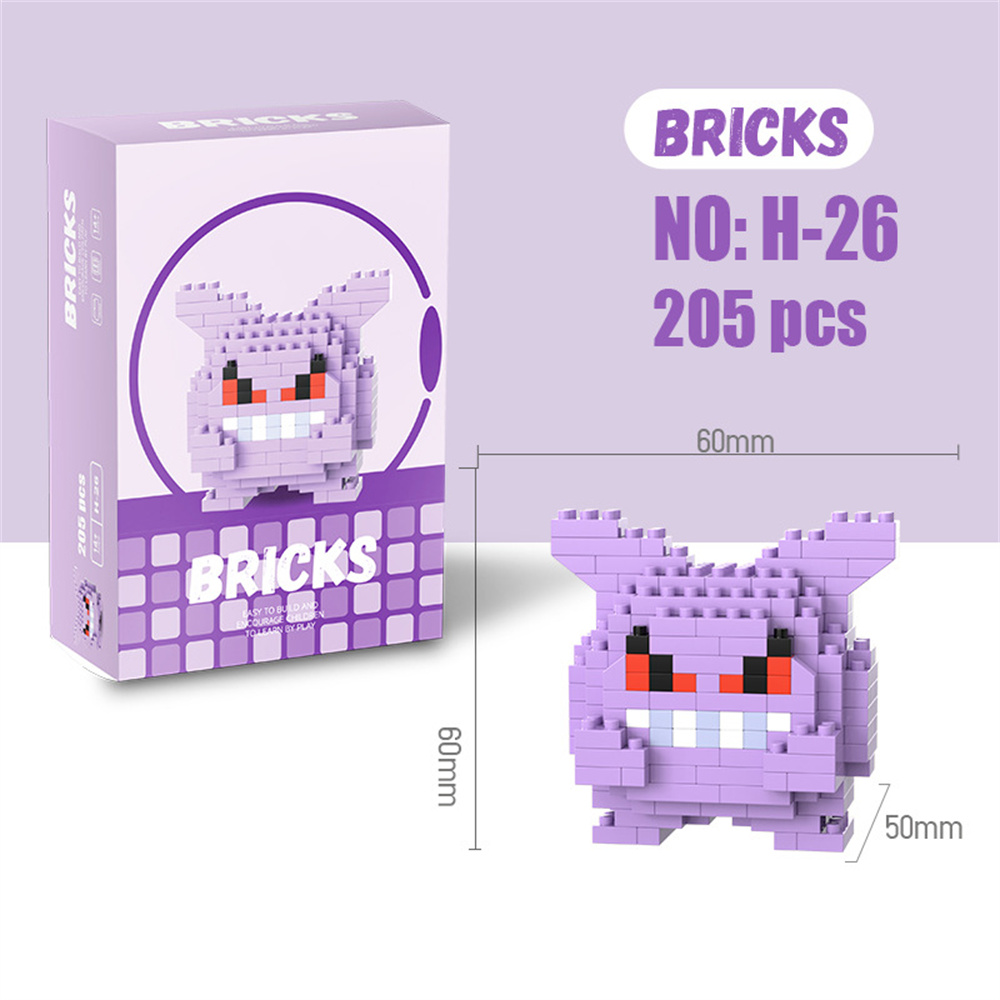 Pokemon Micro Building Blocks  - Building Block Mini avaliação e preço