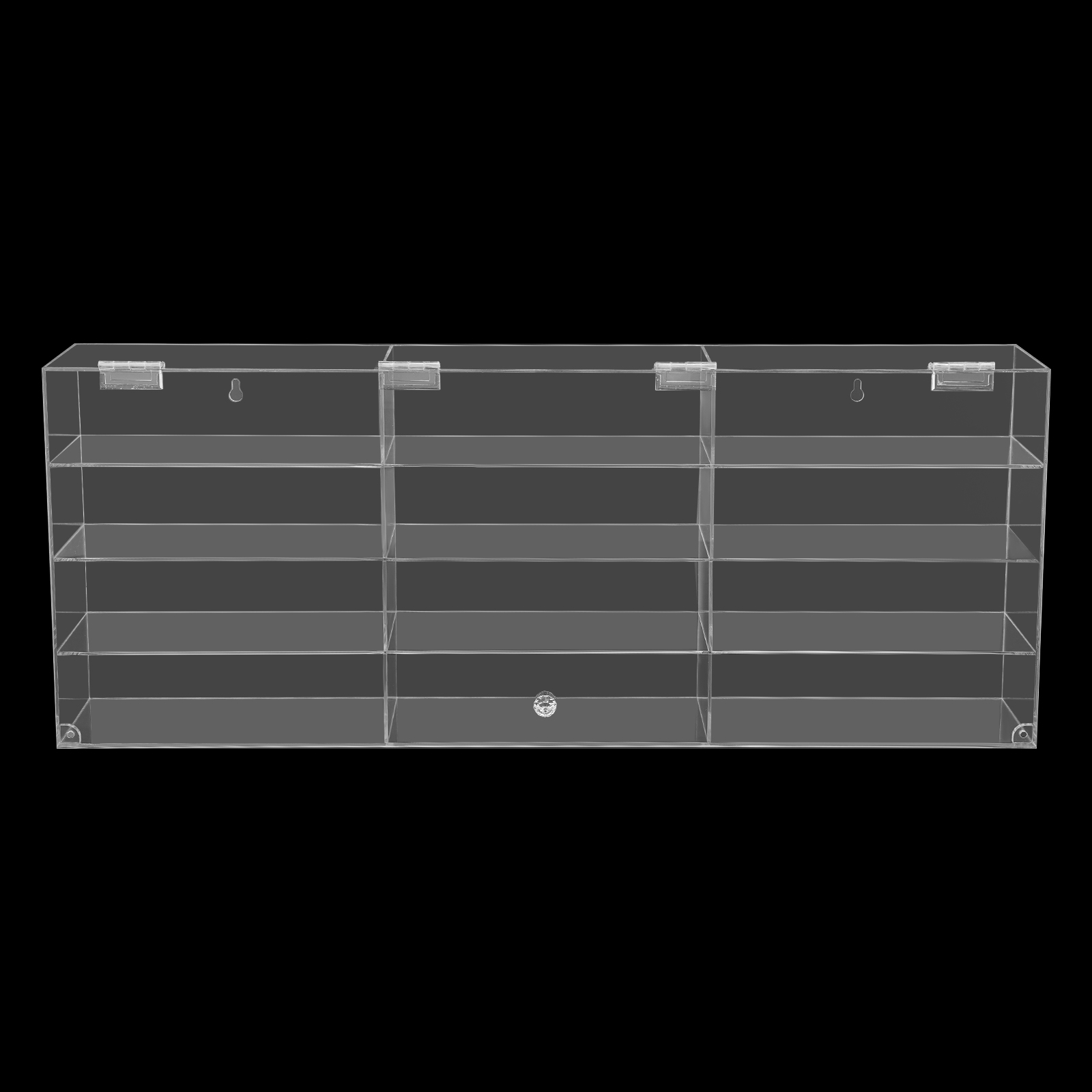 4 Tiers Wall Mounted Toy Displ - Display Case Acrylic avaliação e preço