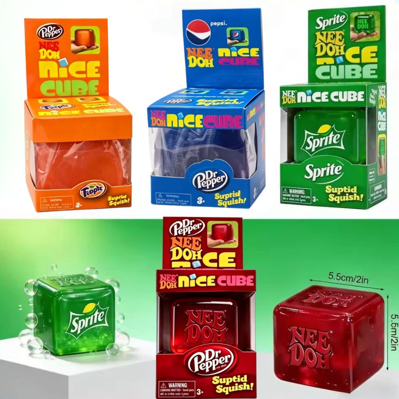 .Dr Pepper x NeeDoh Nice Cube  - Fidget Cube Original avaliação e preço