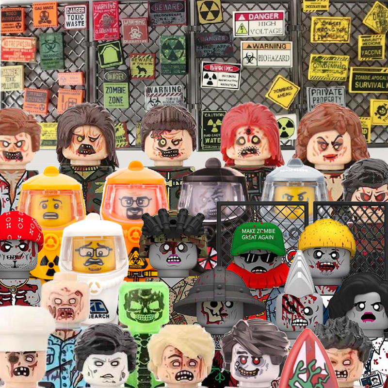 MOC City Zombies Figures Build - Lego Minifigure Holder avaliação e preço