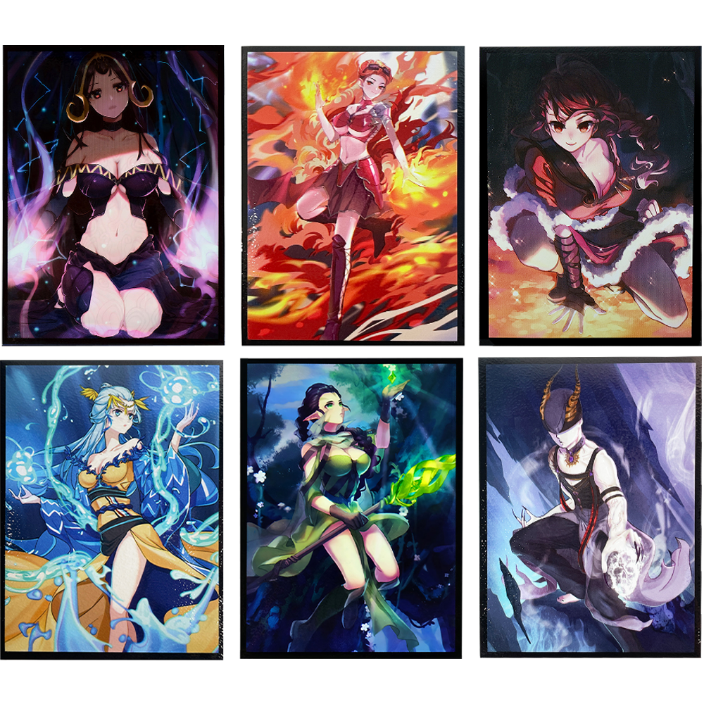 50PCS 66x91mm Art Character Ca - Card Penny Sleeve avaliação e preço