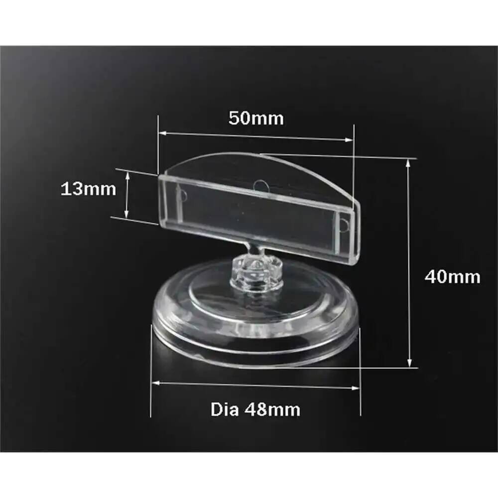 Small Card Holder Stand Clear  - Pop Display Shelf avaliação e preço