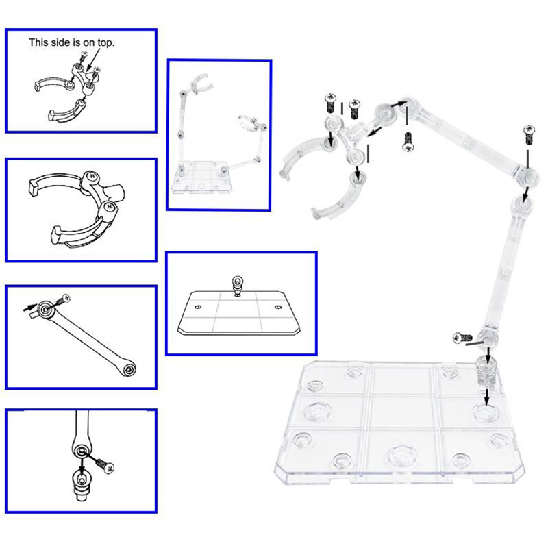 Hand-Made HG Model Robot Brack - Action Figure Stand avaliação e preço
