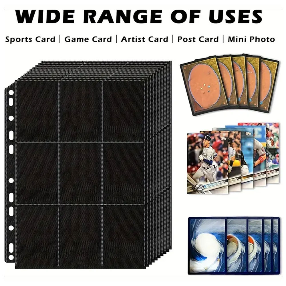10Pack Black 9-Pocket A4 Tradi - Trading Card Binder avaliação e preço