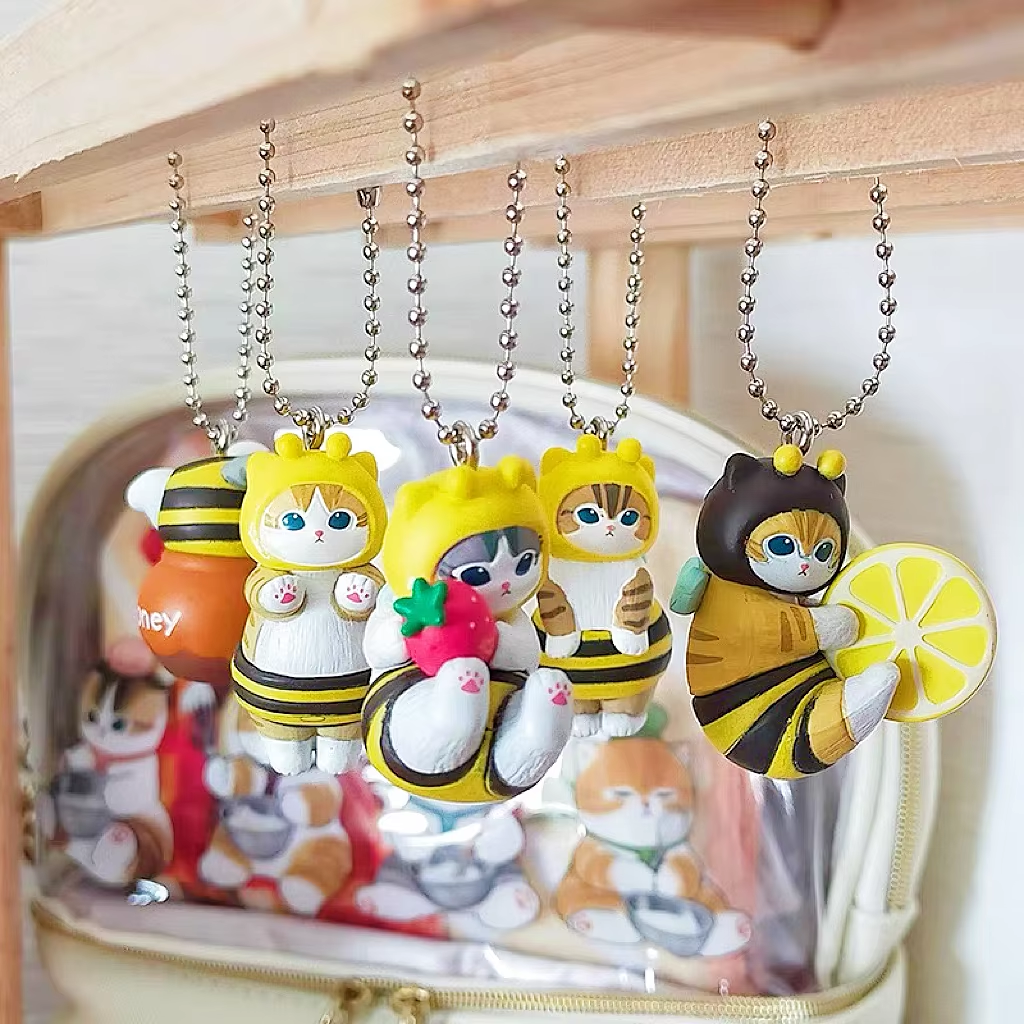 Mofusand Kawaii Cat Keychain B - Action Figure Stand avaliação e preço