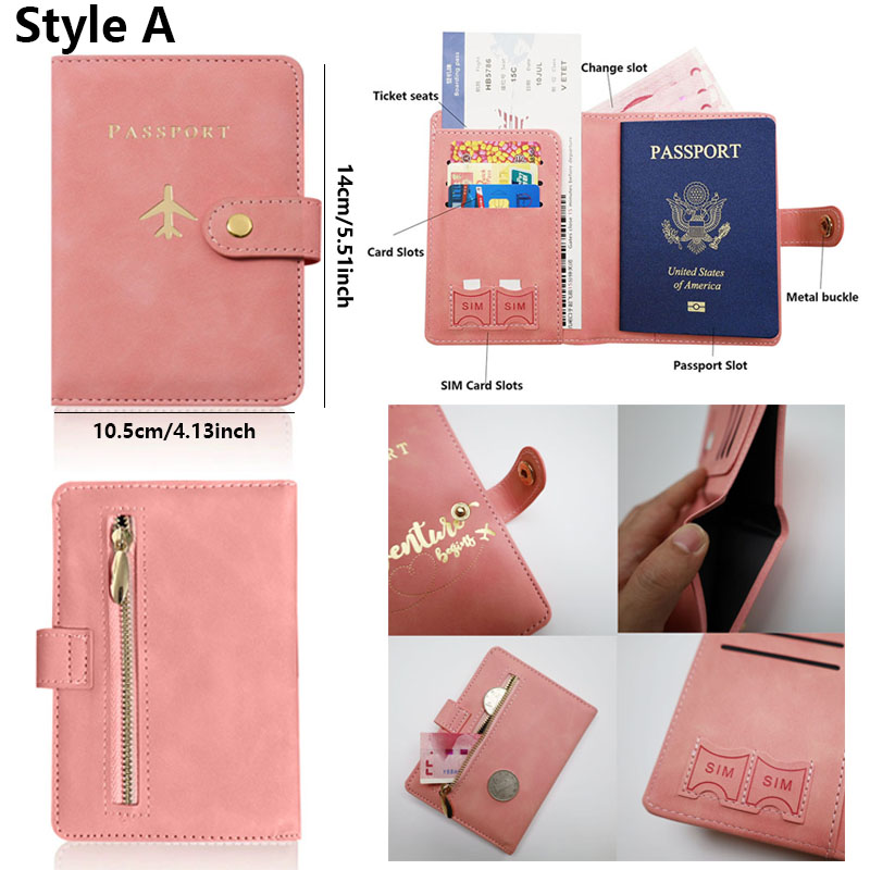 Leather Passport Holder Covers - Card Top Loader avaliação e preço
