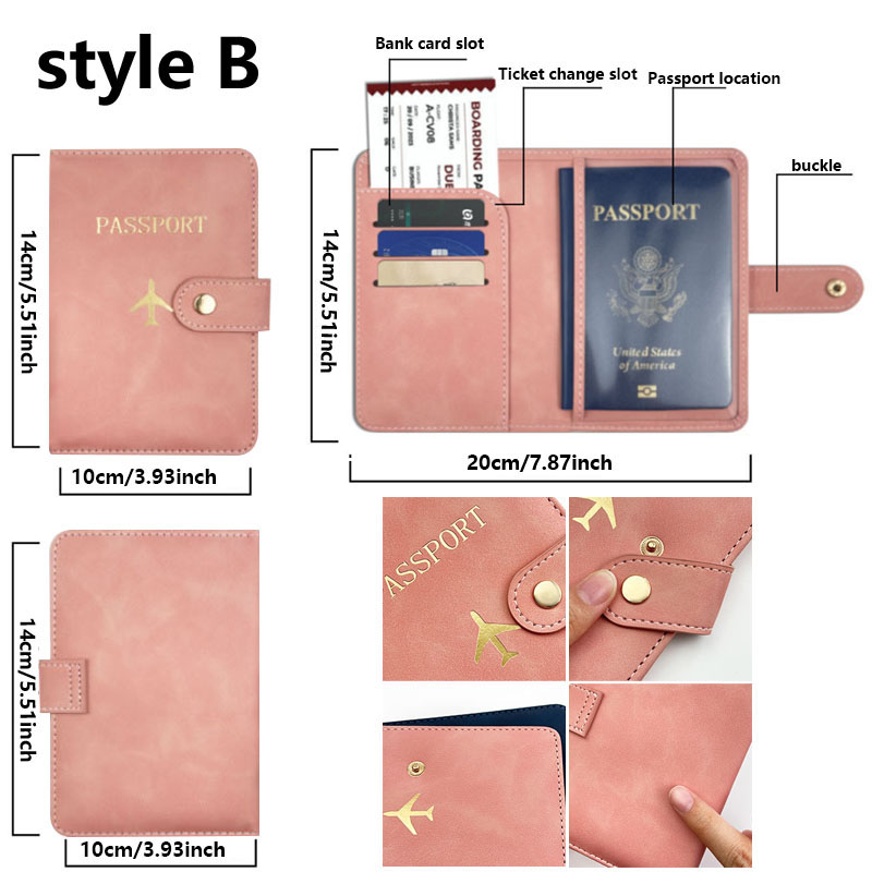Leather Passport Holder Covers - Card Top Loader avaliação e preço