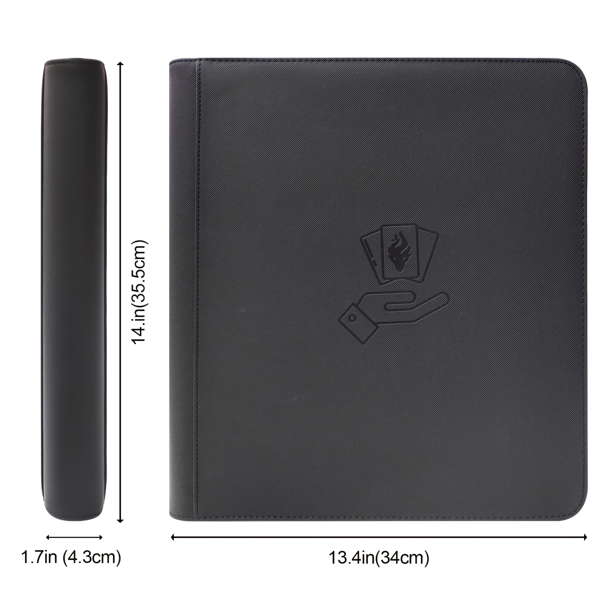 12 Pockets Trading Card Zipper - Trading Card Binder avaliação e preço