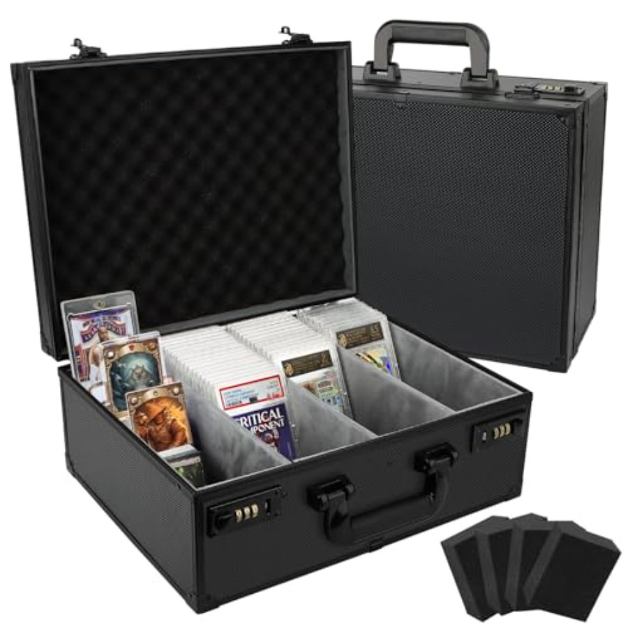 Graded Card Storage Box Holds  - Card Top Loader avaliação e preço