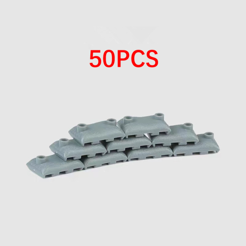 50PCS MOC Military Sandbag Bui - Lego Minifigure Holder avaliação e preço