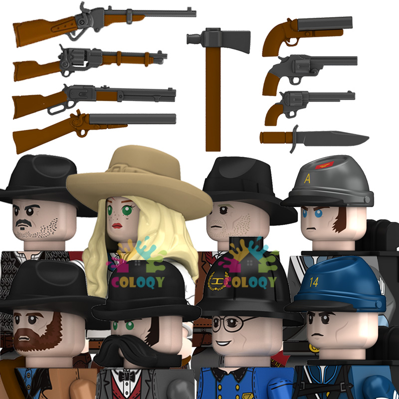 Kids Toys Cowboy Building Bloc - Lego Minifigure Holder avaliação e preço