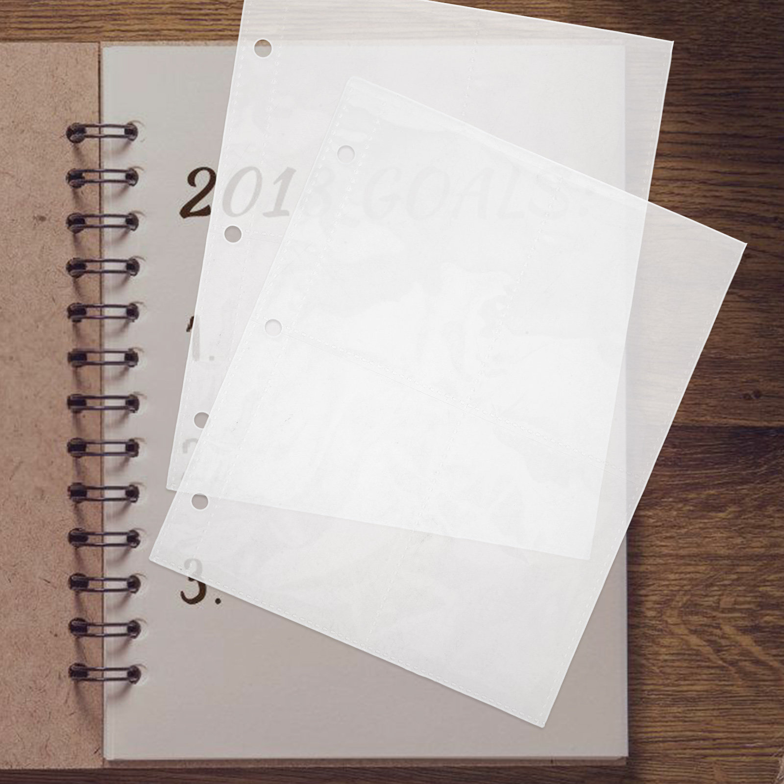10Pcs Clear Binder Card Sleeve - Trading Card Binder avaliação e preço