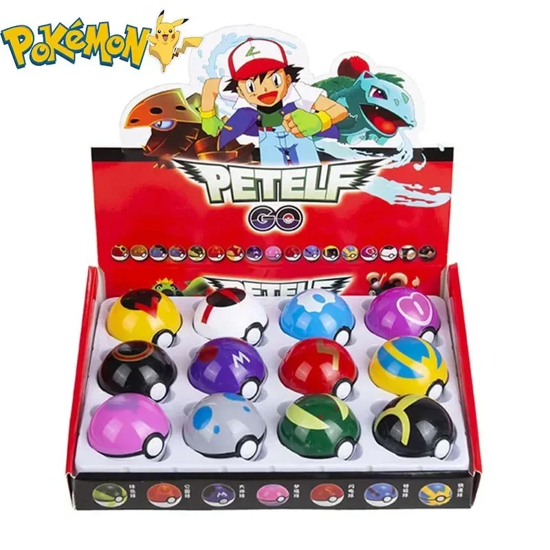 12Pcs Pokemon Figure Pokeball  - Vinyl Figure Blank avaliação e preço