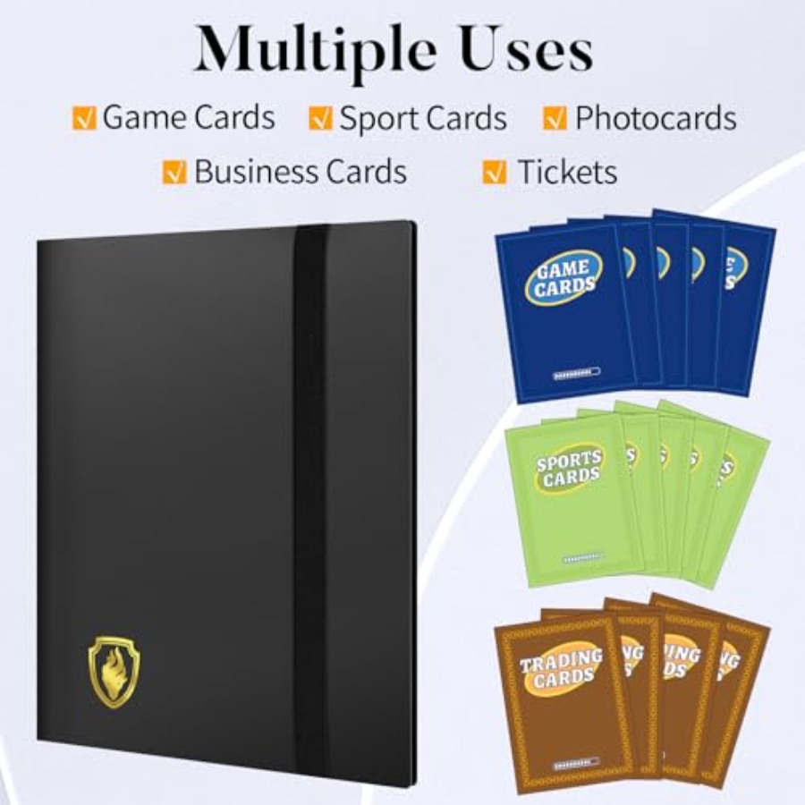 Heavy Duty Card Binder, 9 Pock - Trading Card Binder avaliação e preço