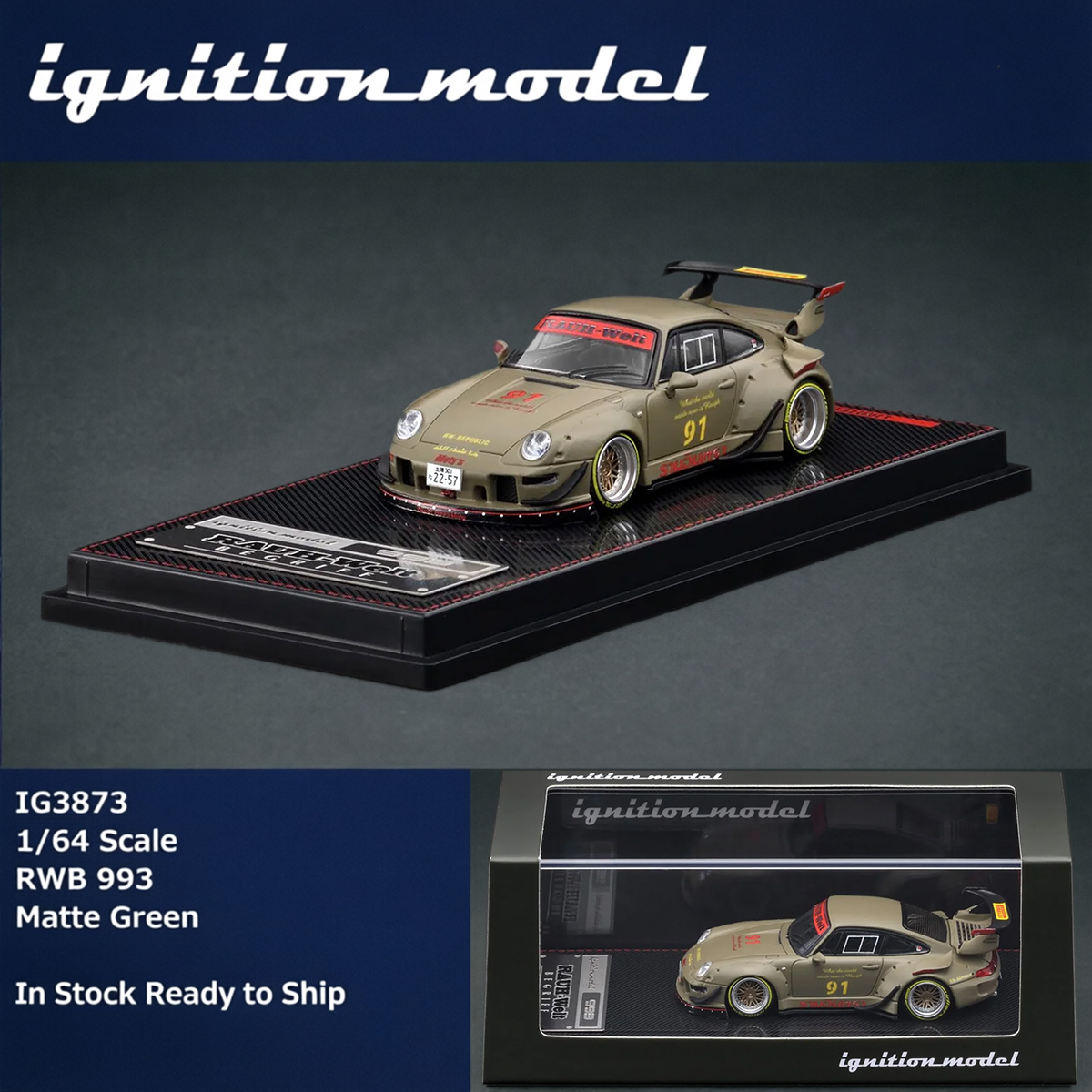 Ignition Model IG3873 1:64 Por - Die Cast Car 1 64 avaliação e preço